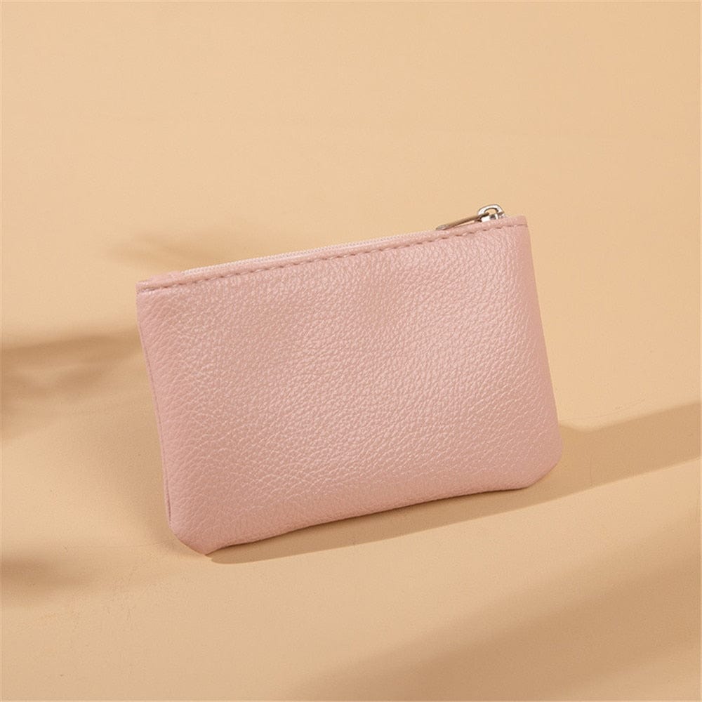 Women's Coin Purses PU Leather Zipper Pouch Change Purses Kids Coin Pocket Wallets Card Holder Card Holder Wallet For Girls