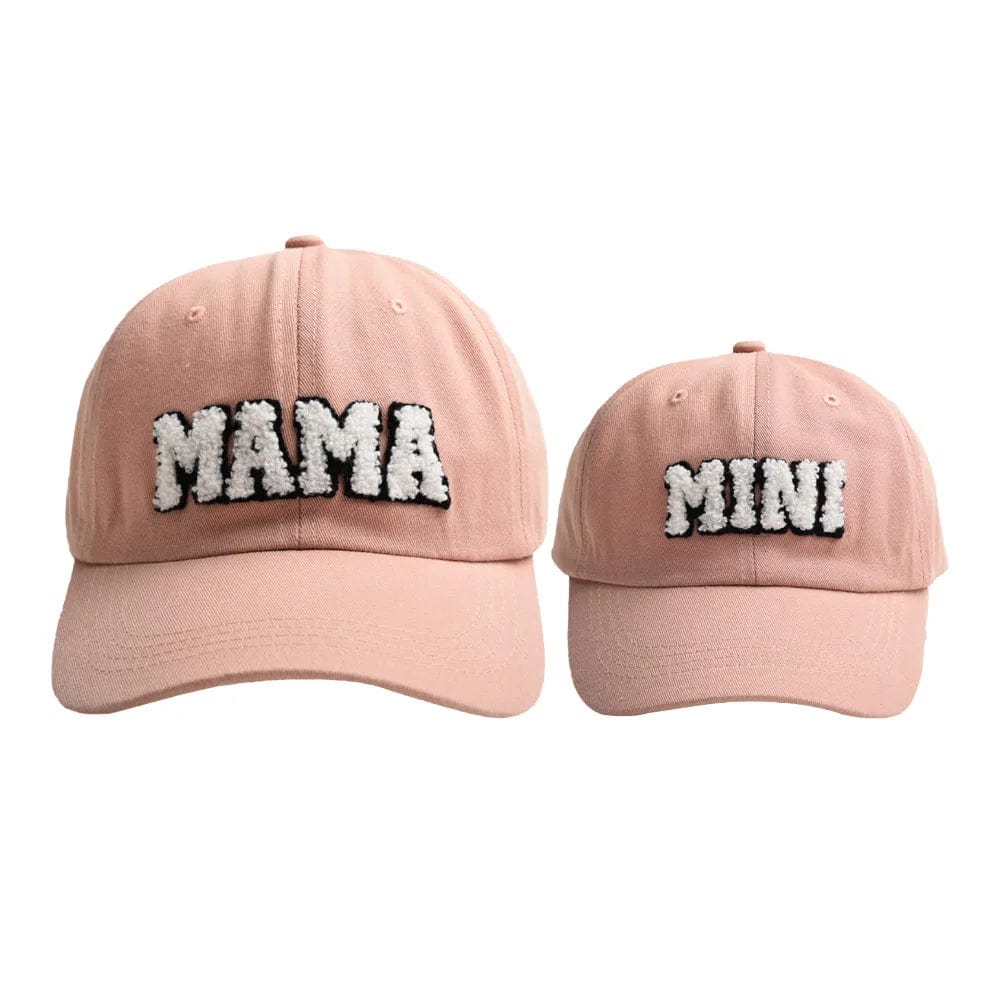 Women Mama and Kids Baseball Cap Set