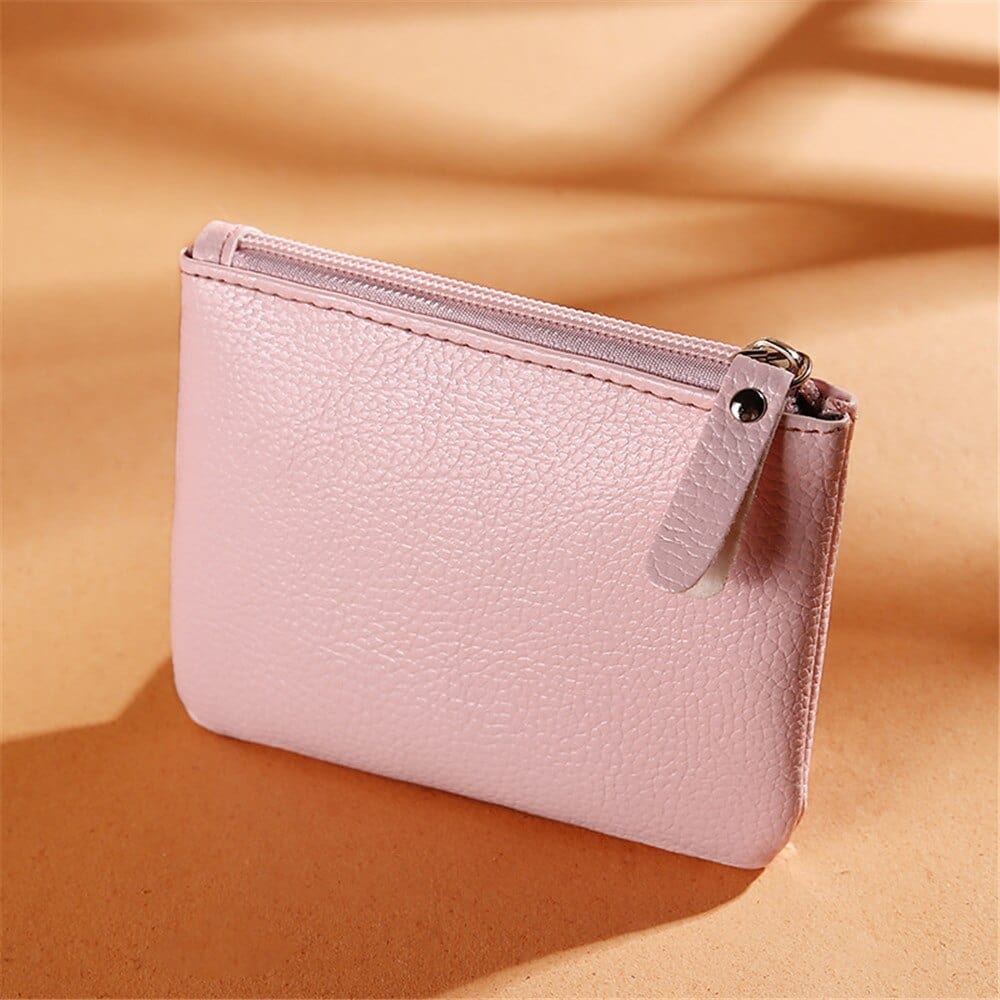 Women's Coin Purses PU Leather Zipper Pouch Change Purses Kids Coin Pocket Wallets Card Holder Card Holder Wallet For Girls