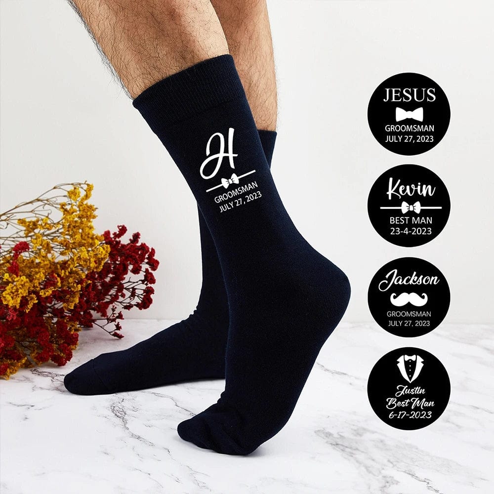 Personalized Custom Men's Long Socks Men's All Occasion Gifts