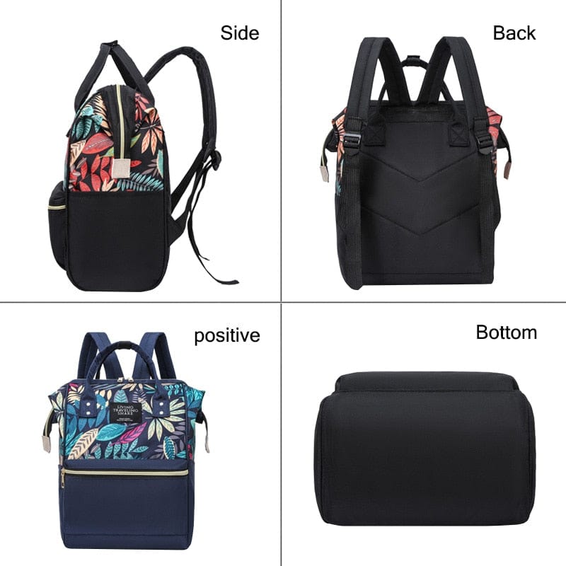 Nylon Women Backpack Ladies Shoulder Backpacks Large Capacity Mommy Baby Nursing Bags Fashion Female Business Laptop Backpack