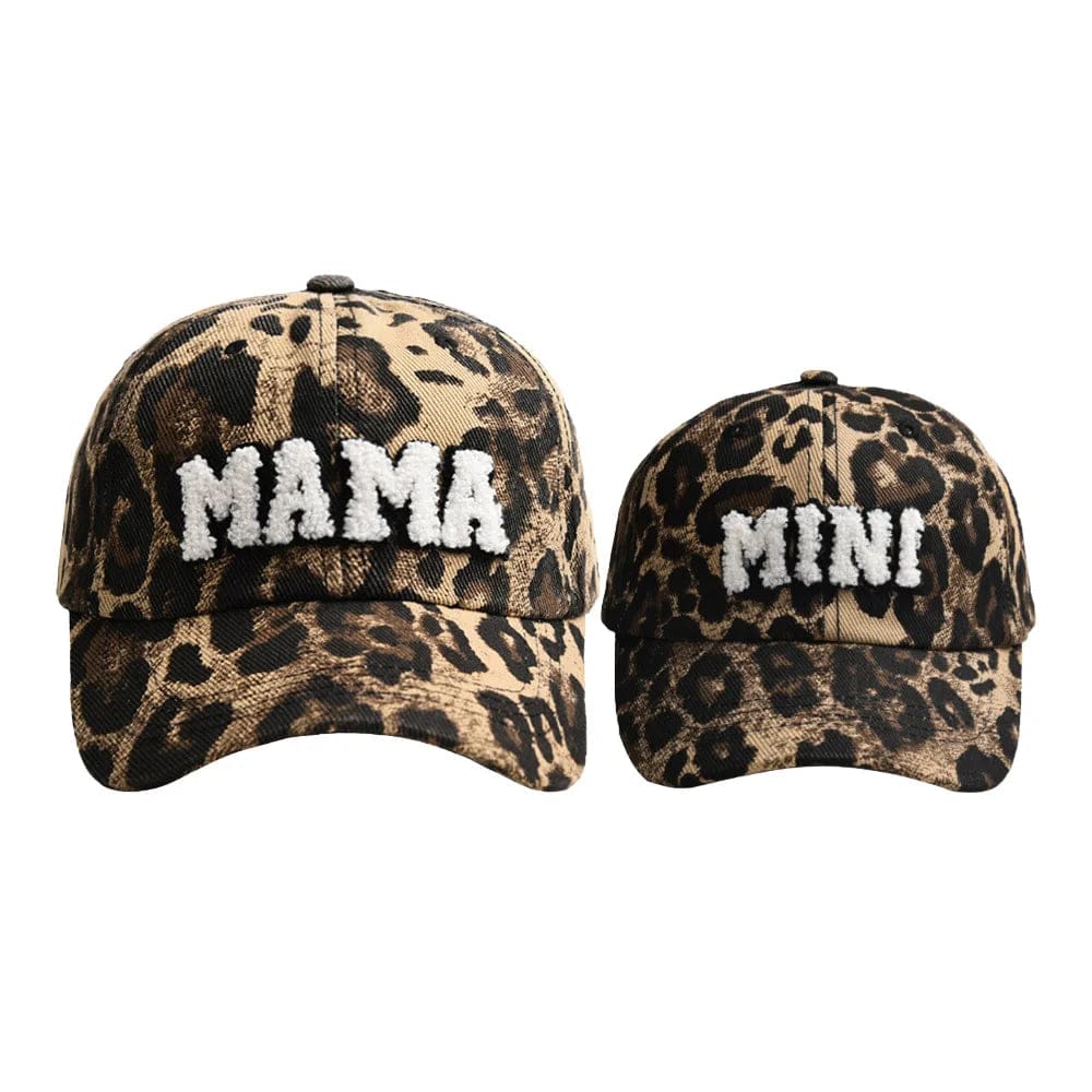 Women Mama and Kids Baseball Cap Set