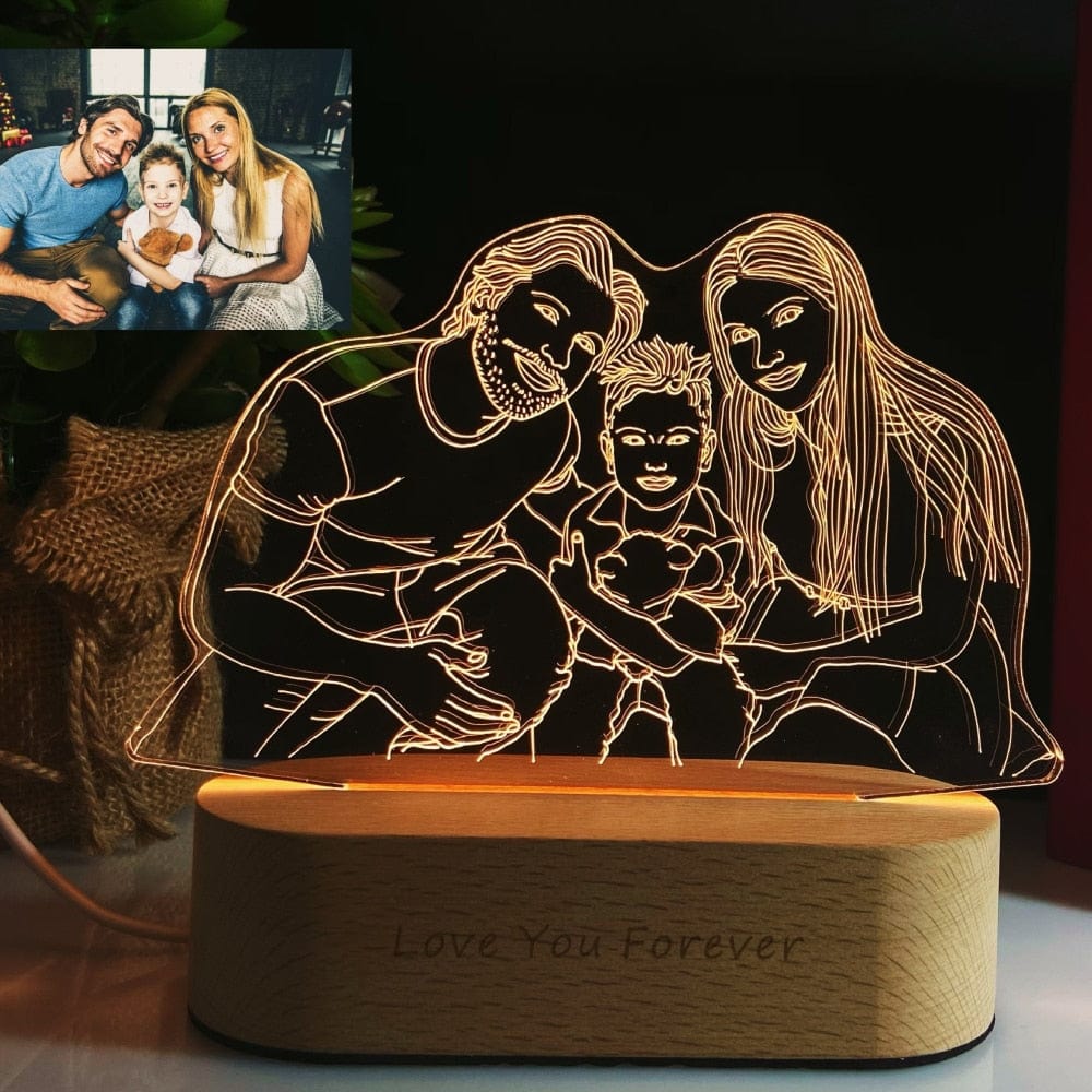 Personalized Photo 3D Acrylic Lamp