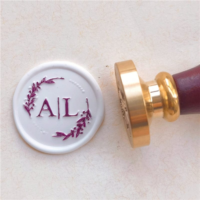 DIY customize double Name 2 initials personalized Letter stamp/Sealing Wax /wedding Wax Seal Stamp Custom invitations envelope