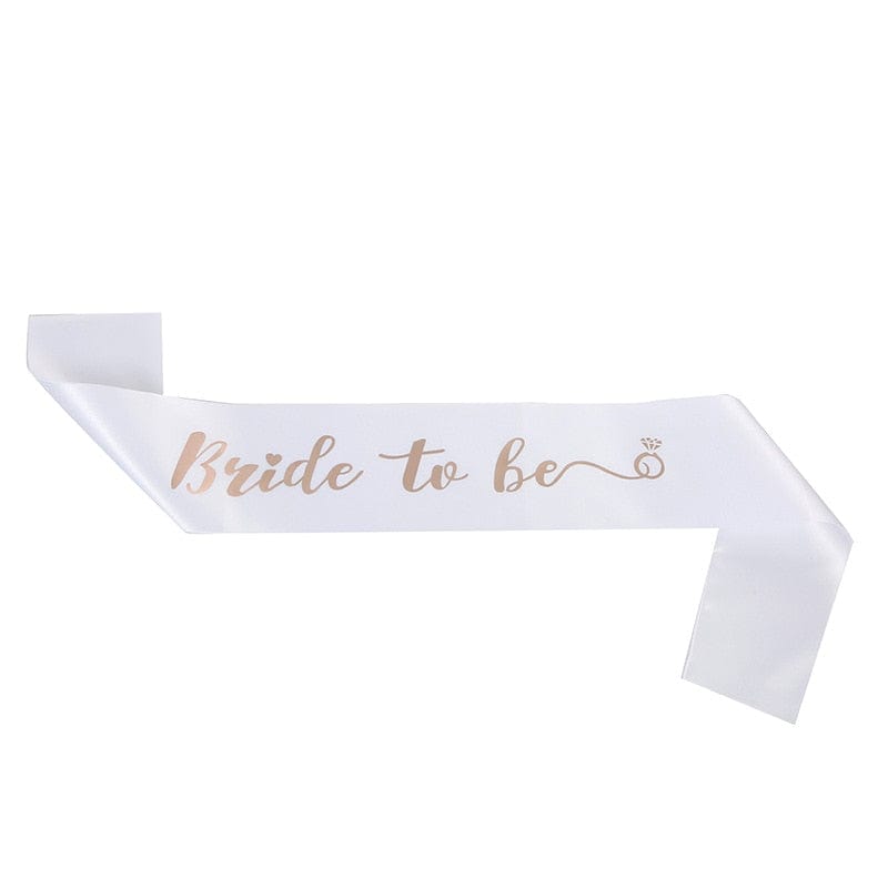 Bride To Be Sash Wedding Decoration Bridal Shower Team Bride To Be Satin Sash Bachelorette Party Hen Party Decoration Supplies