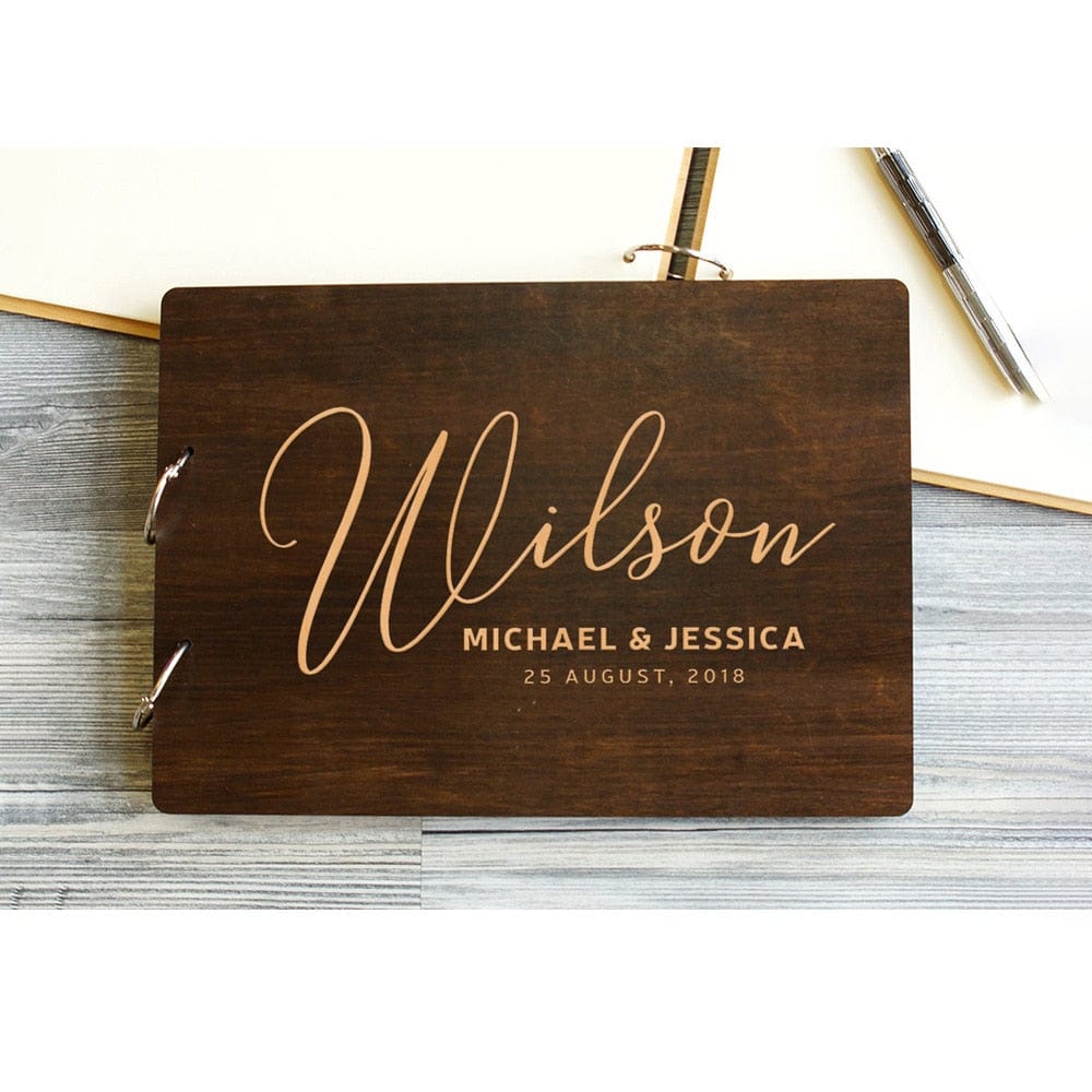 Personalised Wedding Guest A4 Style Book