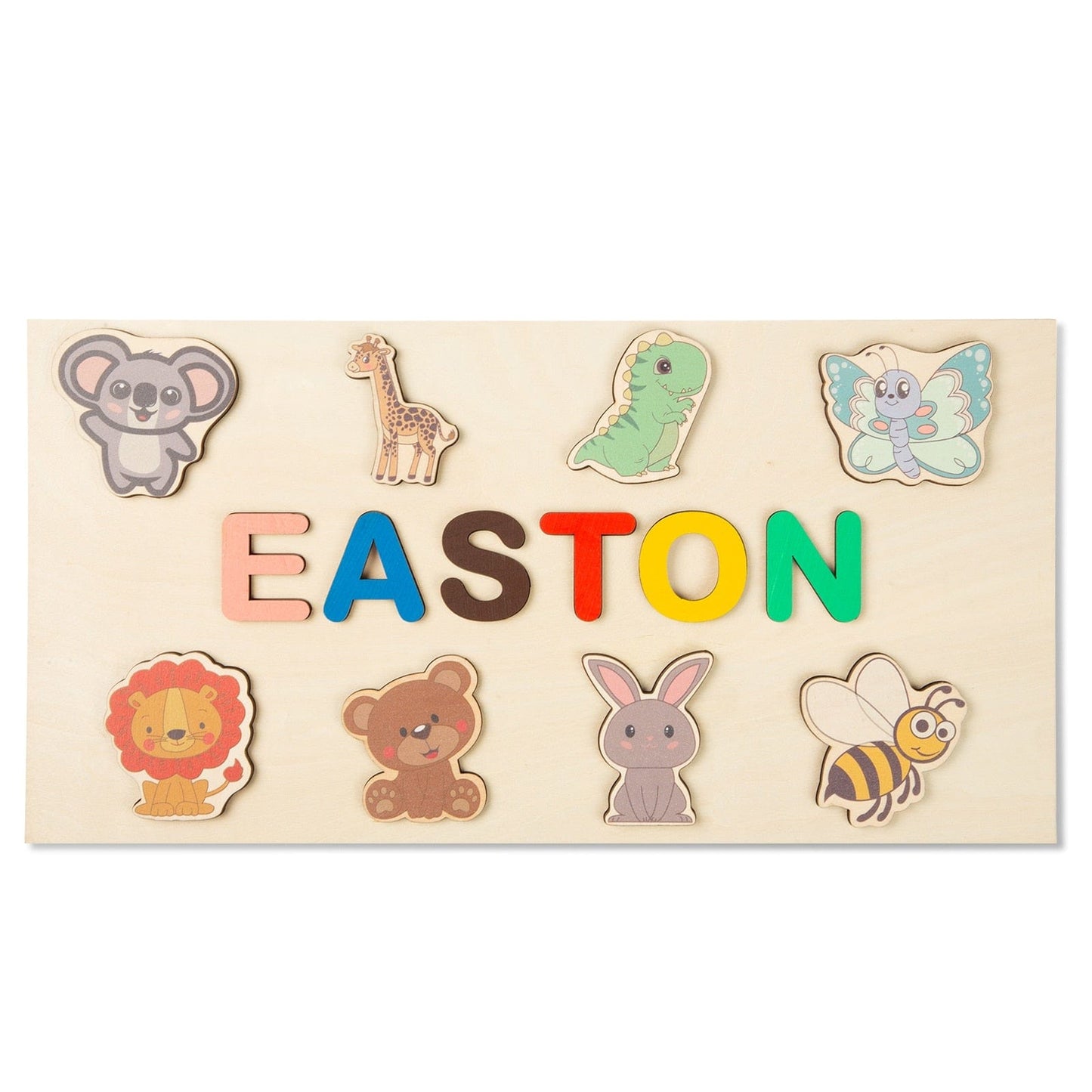 Personalized Wooden Name Puzzle Gifts For Kids Custom Name Baby Shower for Newborn Toddler Toys First Birthday Christmas