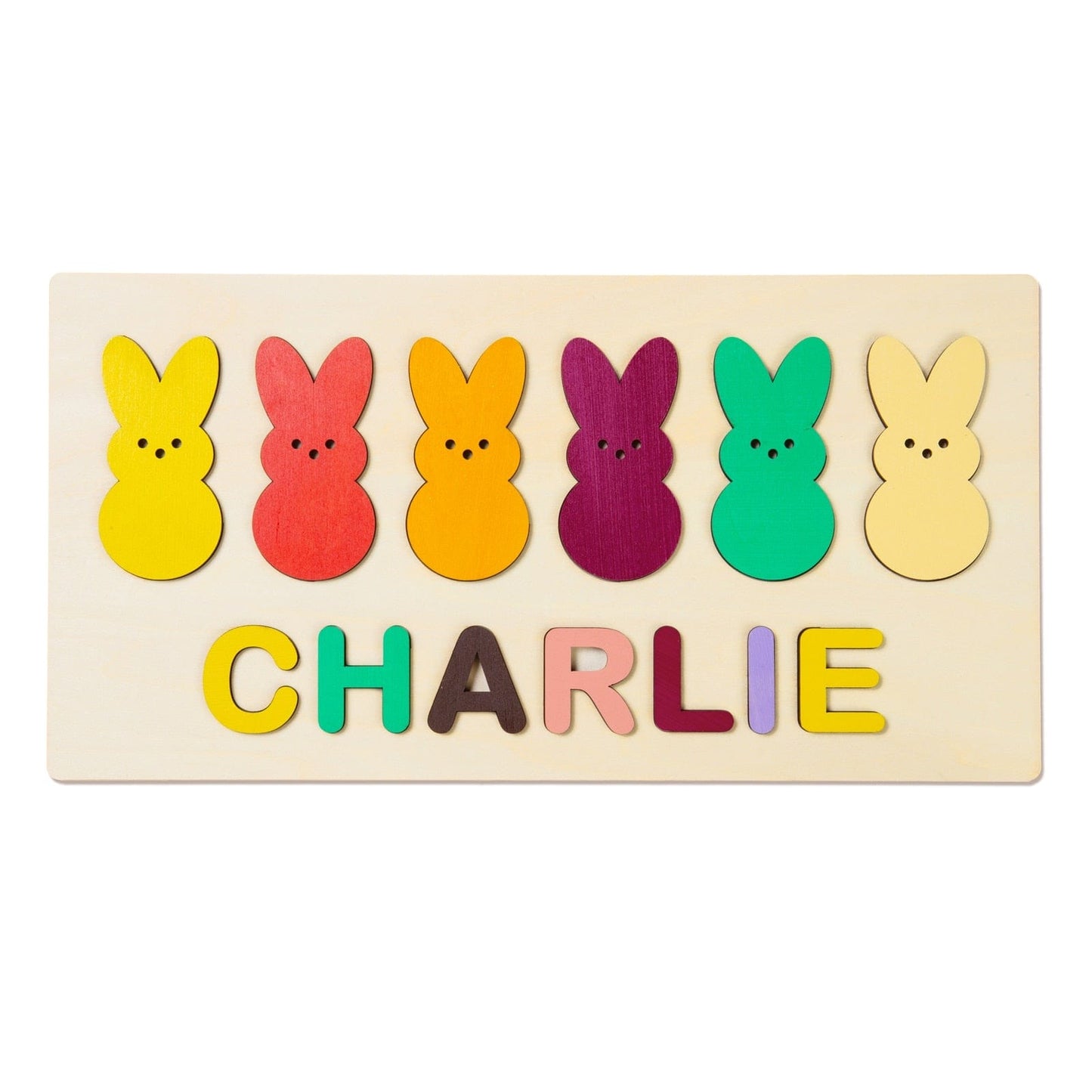 Personalized Wooden Name Puzzle Gifts For Kids Custom Name Baby Shower for Newborn Toddler Toys First Birthday Christmas