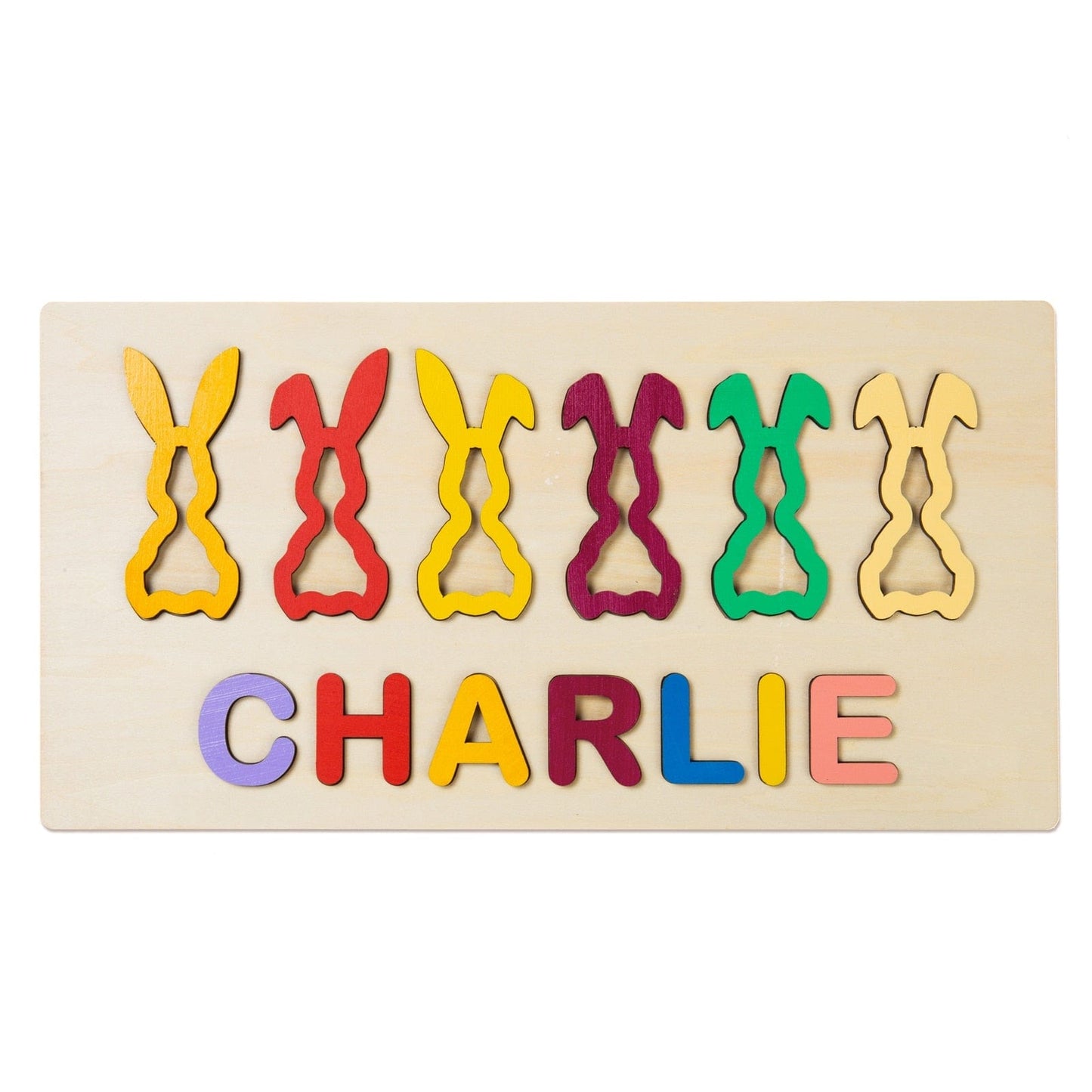 Personalized Wooden Name Puzzle Gifts For Kids Custom Name Baby Shower for Newborn Toddler Toys First Birthday Christmas