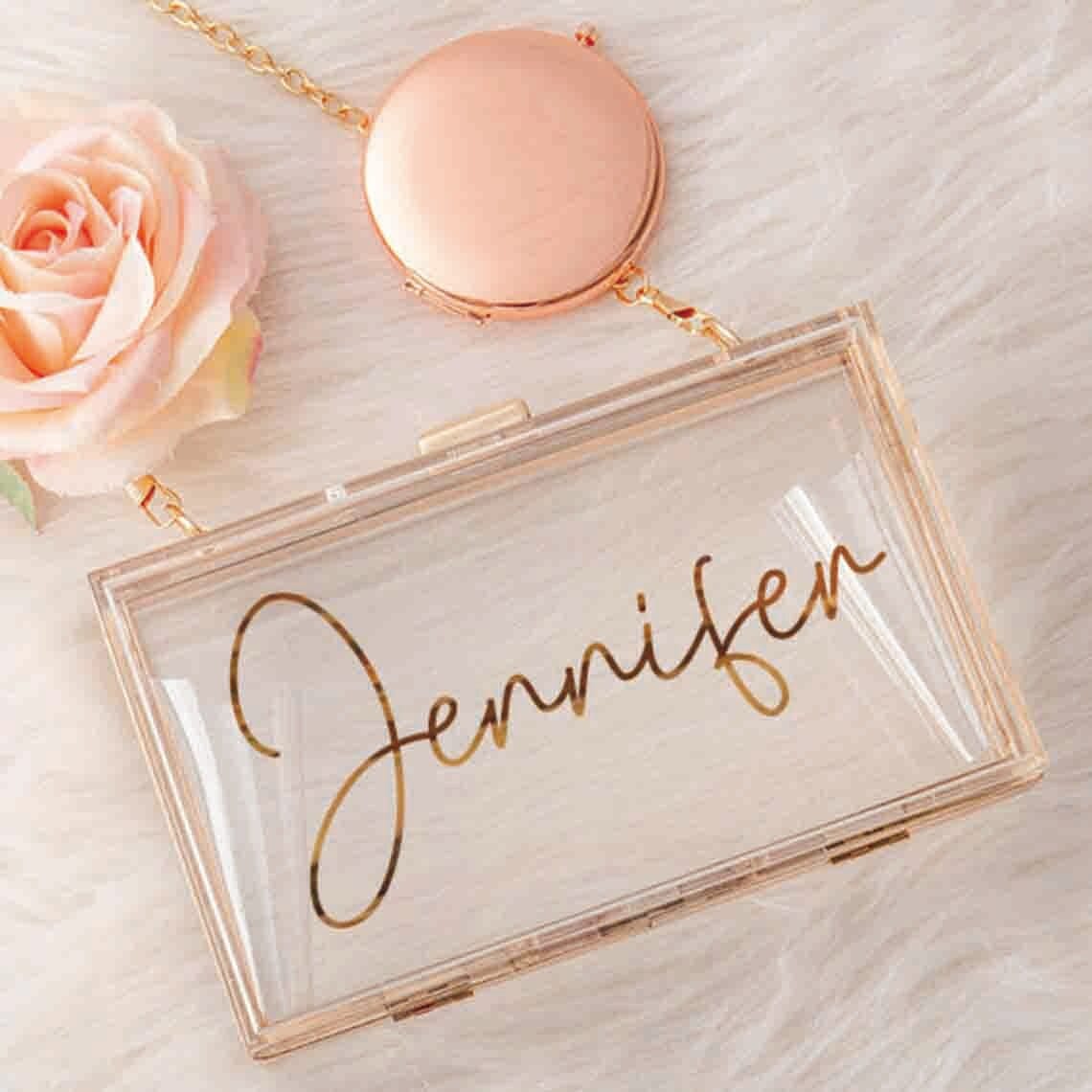 Personalized Clutch Custom Bride Clutch