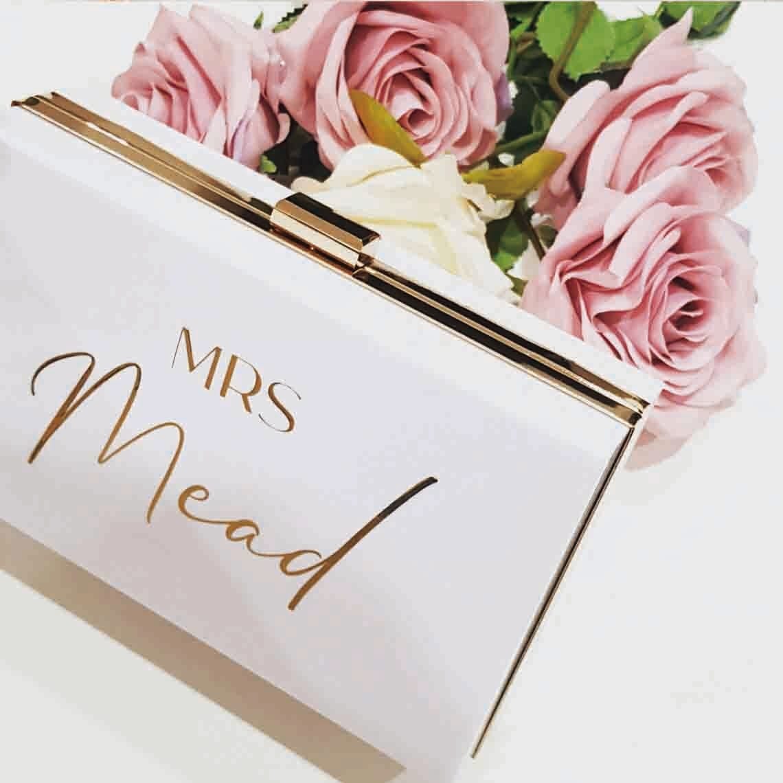 Personalized Clutch Custom Bride Clutch