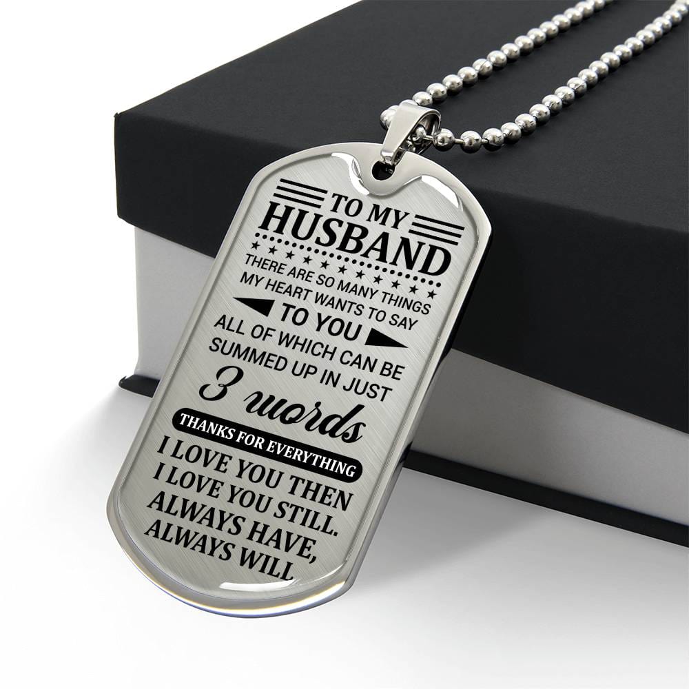 To My Husband - Thanks For Everything