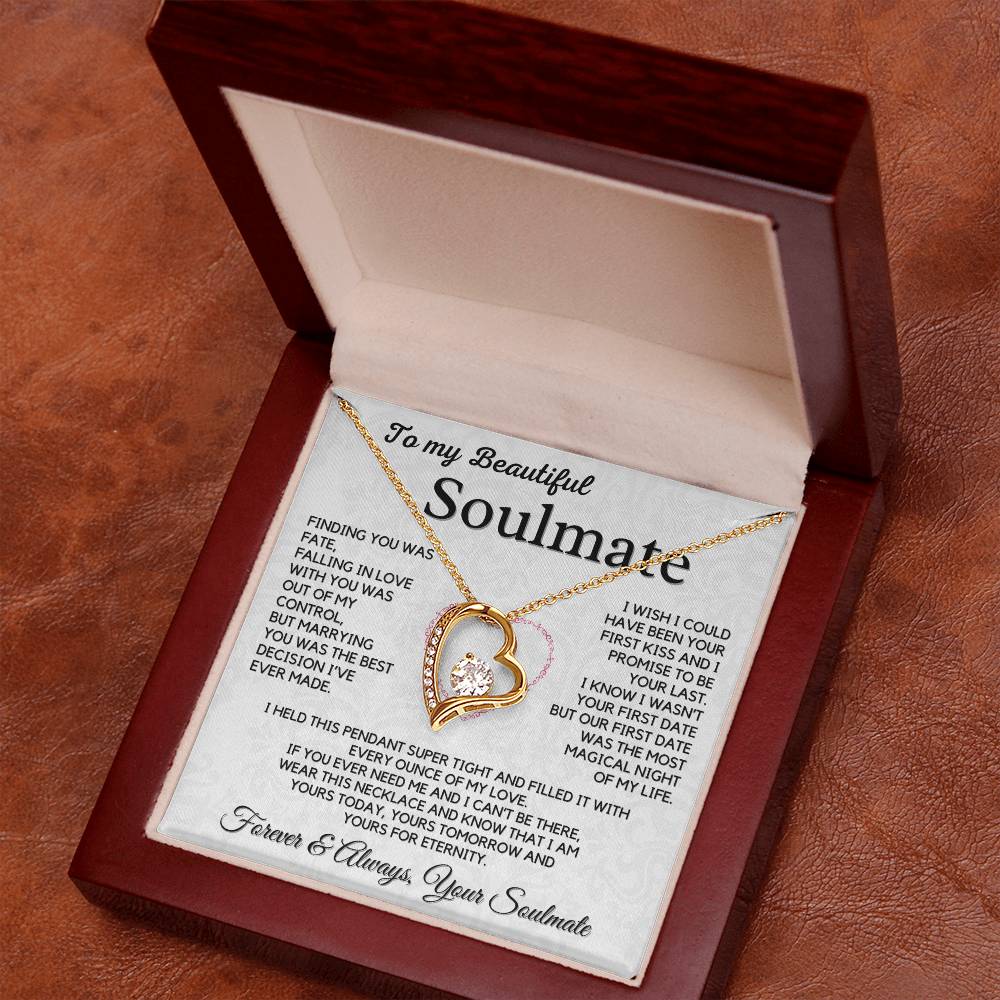 To My Soulmate, Husband - My Forever Love Necklace