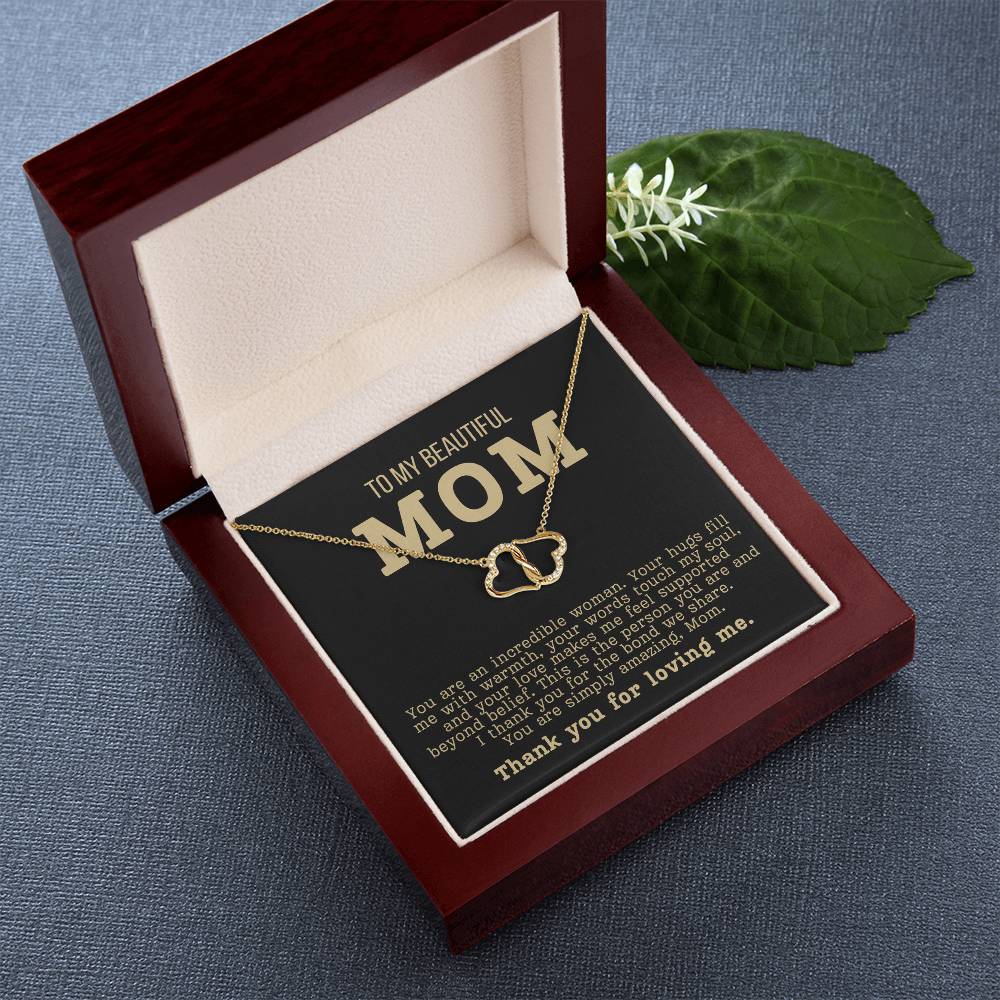 To My Beautiful Mom - You Are An Incredible Woman Diamond Necklace