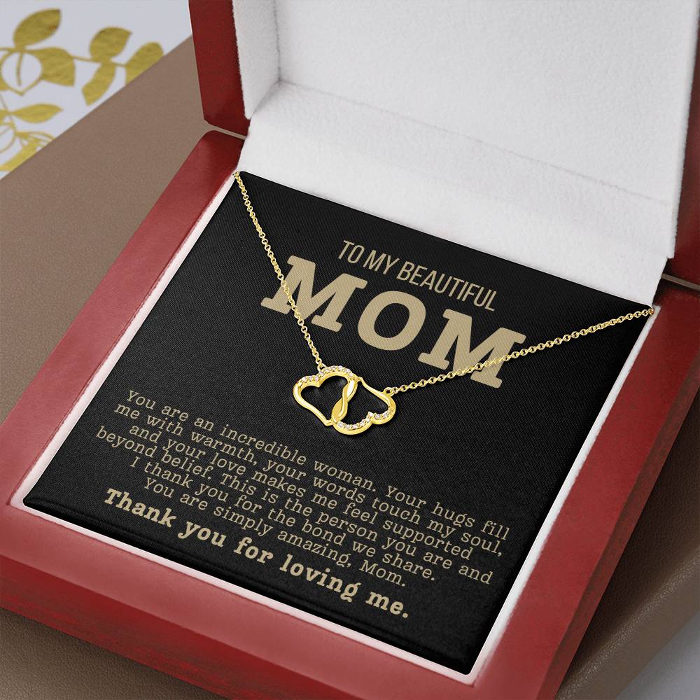 To My Beautiful Mom - You Are An Incredible Woman Diamond Necklace