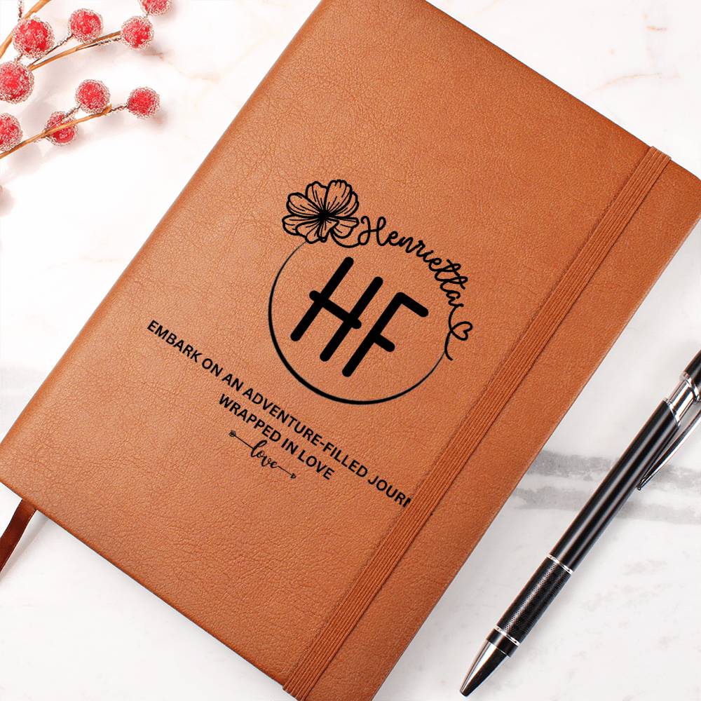 Custom Name And Initials Journey Wrapped In Love Writing Journal