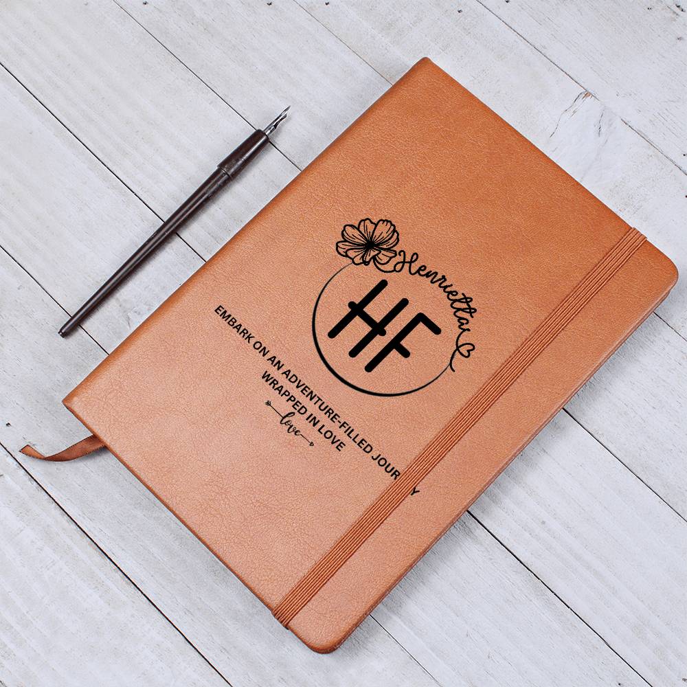 Custom Name And Initials Journey Wrapped In Love Writing Journal