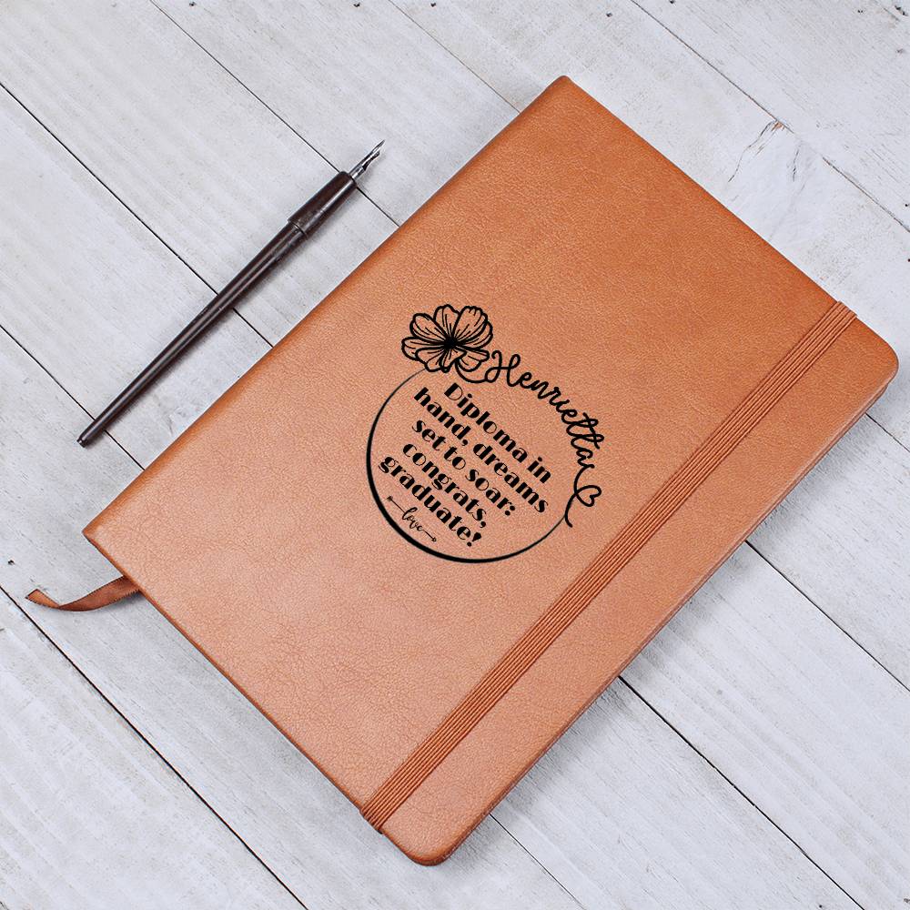 Custom Name Congrats Graduate Writing Journal