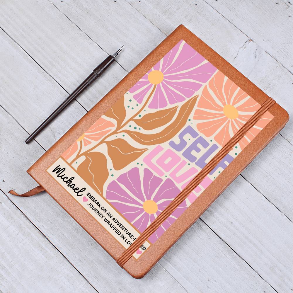 Custom Name Coffee BOHO Journey Wrapped In Love Writing Journal