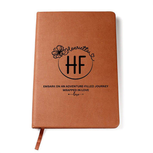 Custom Name And Initials Journey Wrapped In Love Writing Journal