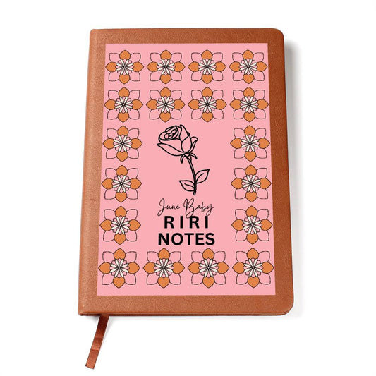 Custom Name June Birthflower Journal