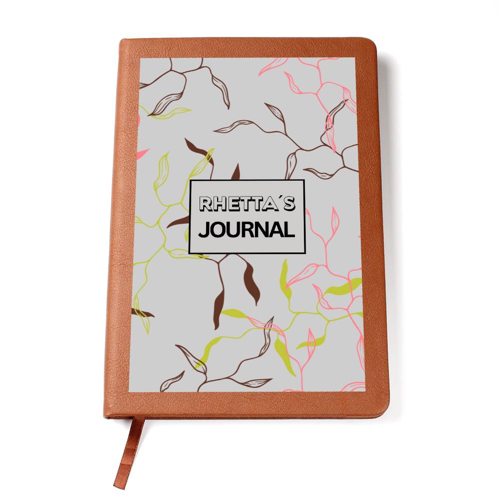 Custom Name Leaf Connection Journal