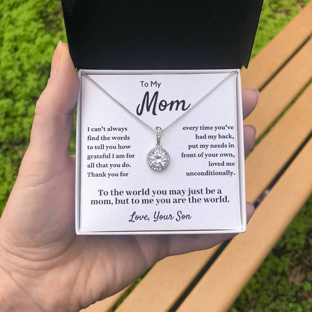 Gift To Mom From Son - Grateful For All You Do