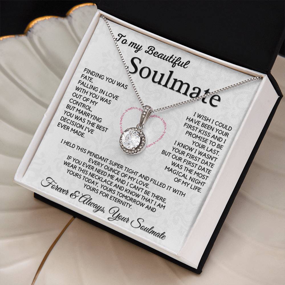 Gift For Beautiful Soulmate For Husband - Forever And Always Your Soulmate