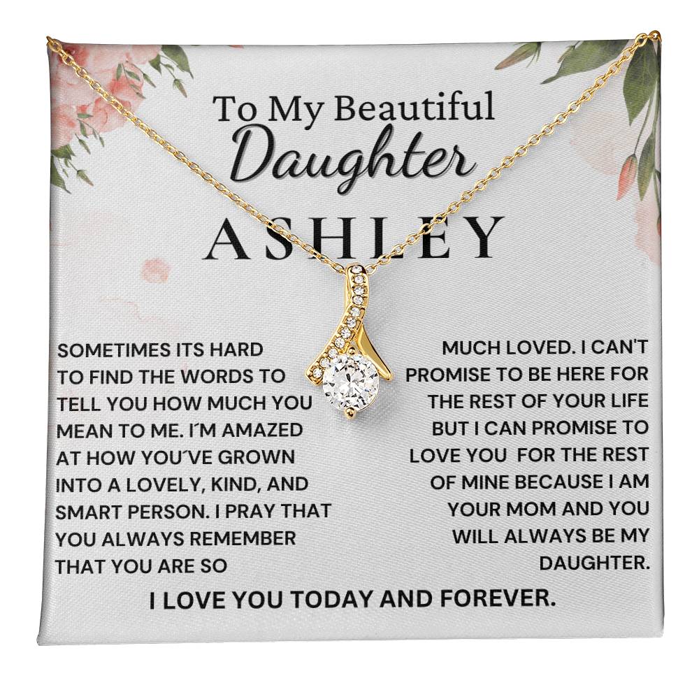 Custom Name Gift For Beautiful Daughter From Mom - Always Remember