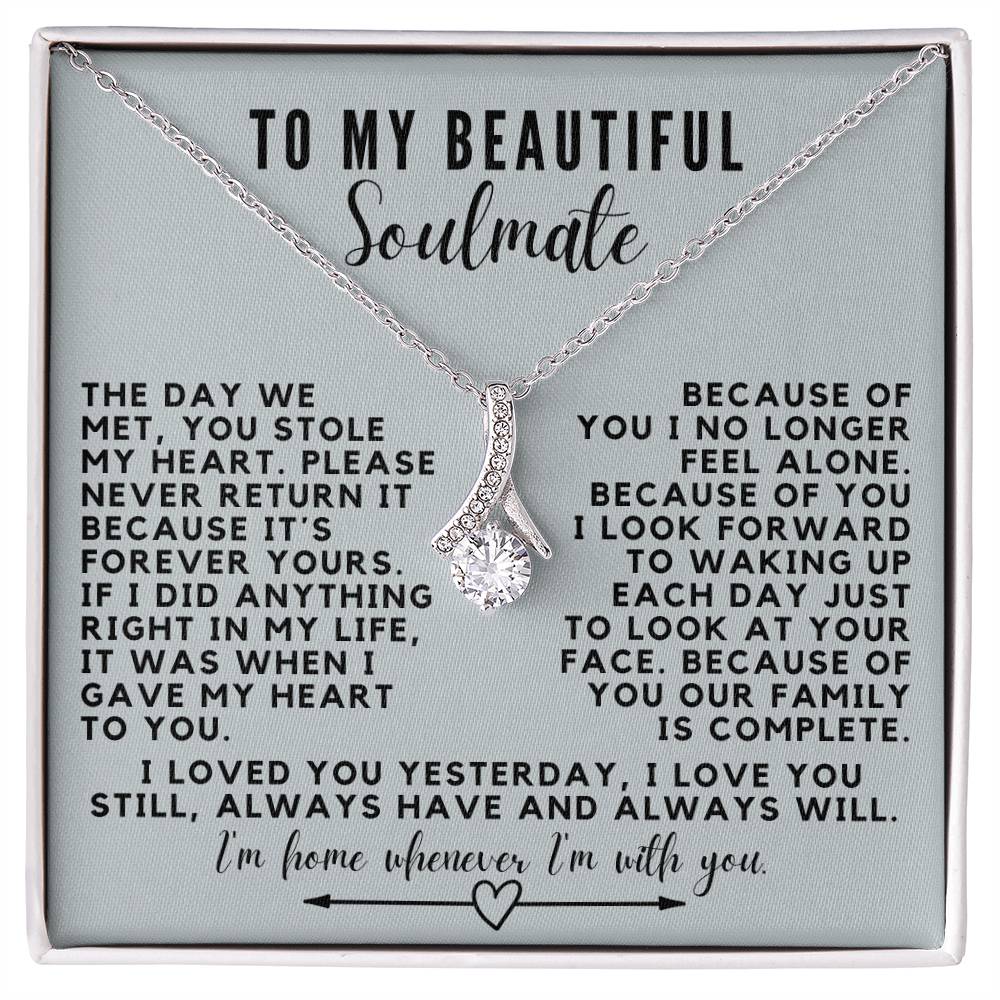 Gift For Beautiful Soulmate - You Stole My Heart