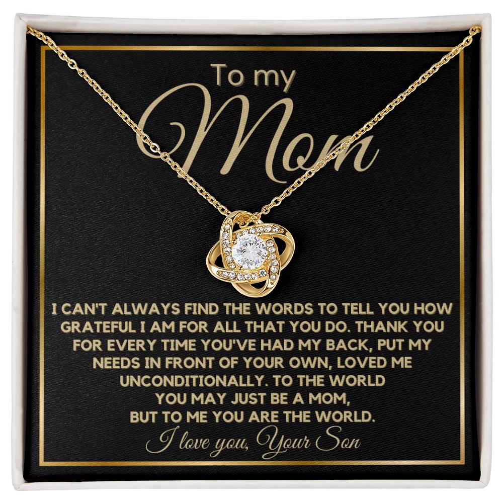 To My Mom From Son - You Loved Me Unconditionally