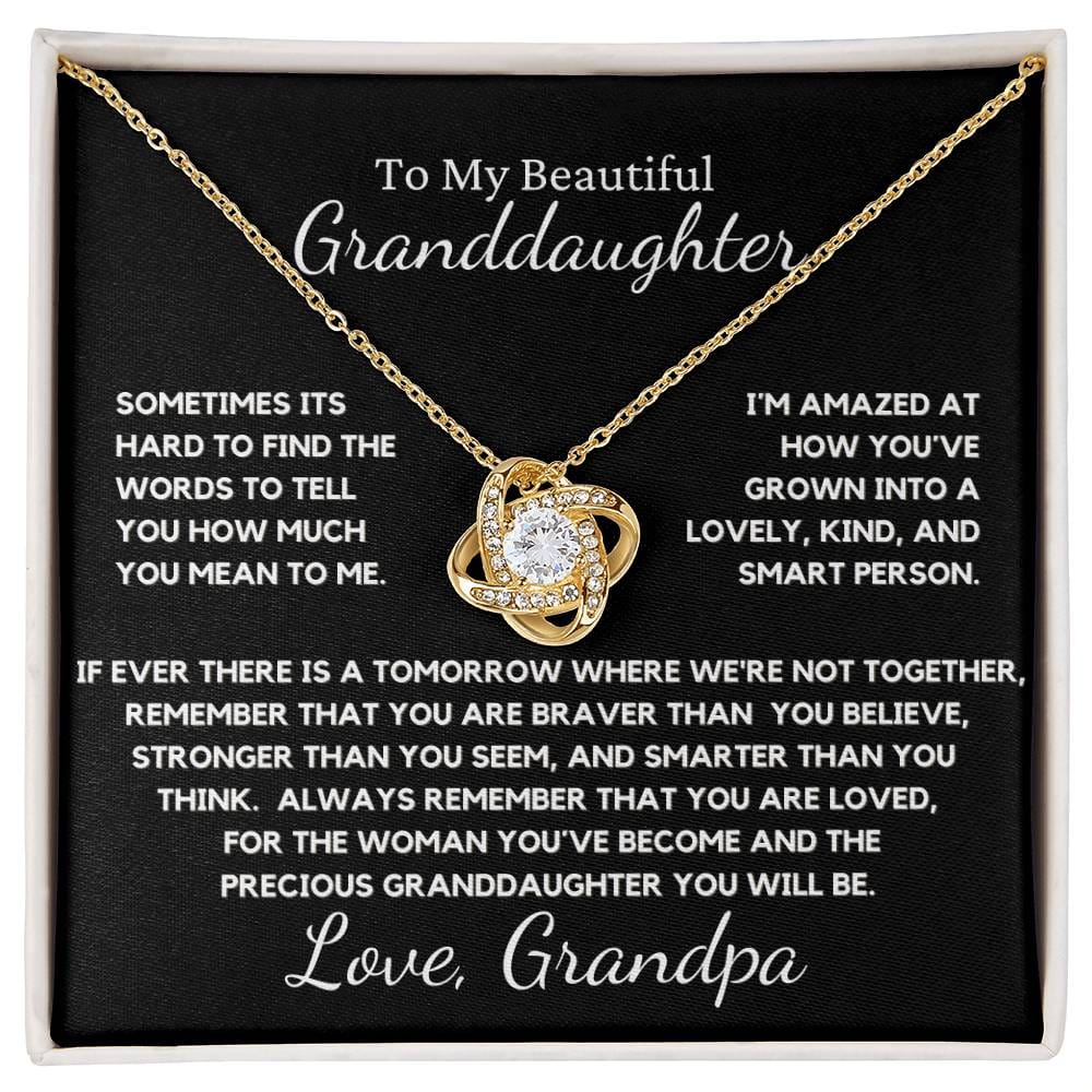 To My Beautiful Granddaughter - Remember You Are Loved