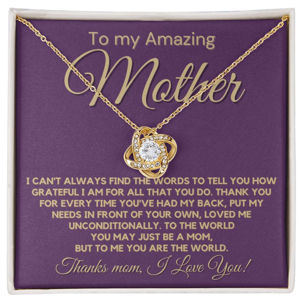 Gift For Amazing Mother - You Loved Me Unconditionally