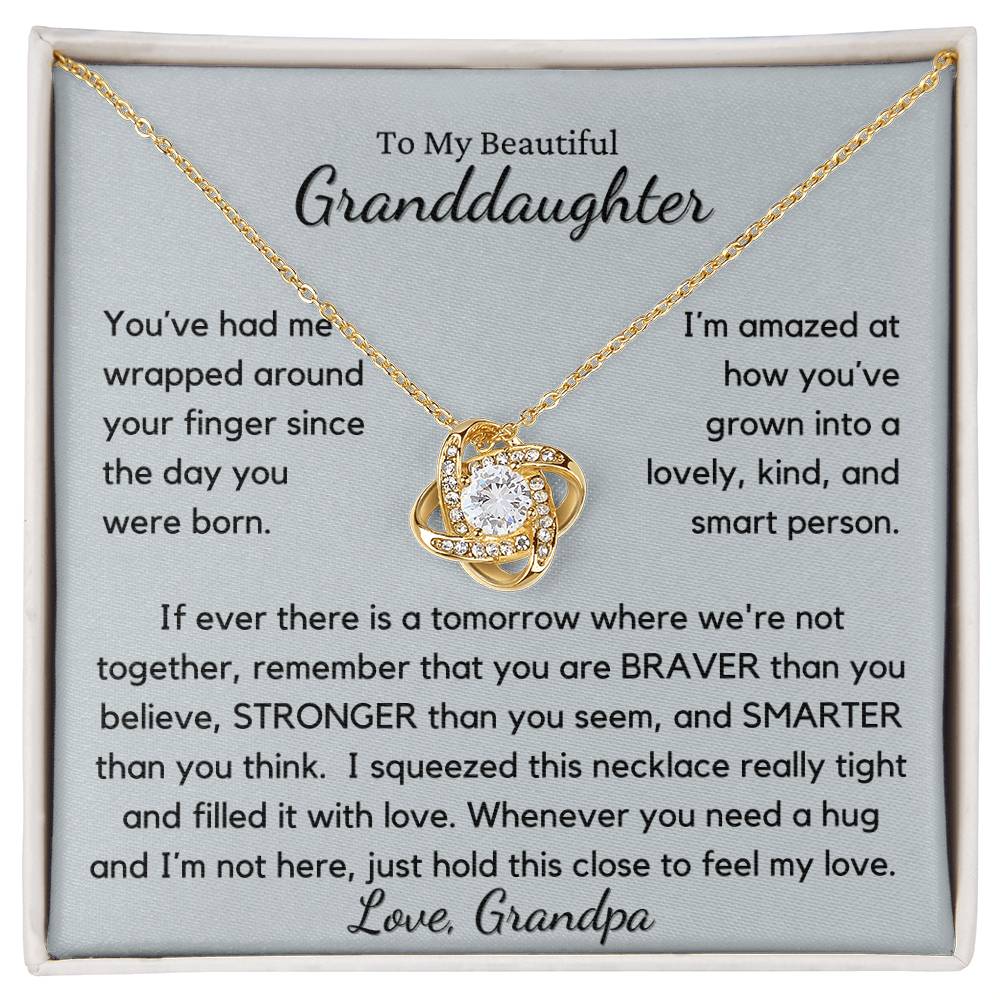 Gift For Beautiful Granddaughter - Lovely, Kind And Smart Person