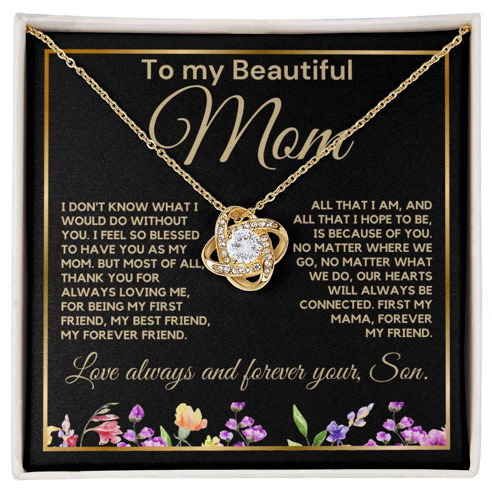 To My Beautiful Mom From Son - I Am So Blessed