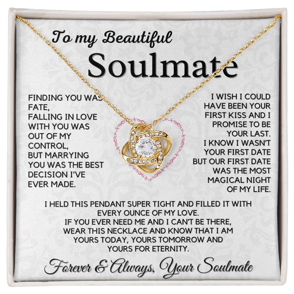 Gift For Beautiful Soulmate From Husband - Yours Today, Tomorrow And For Eternity