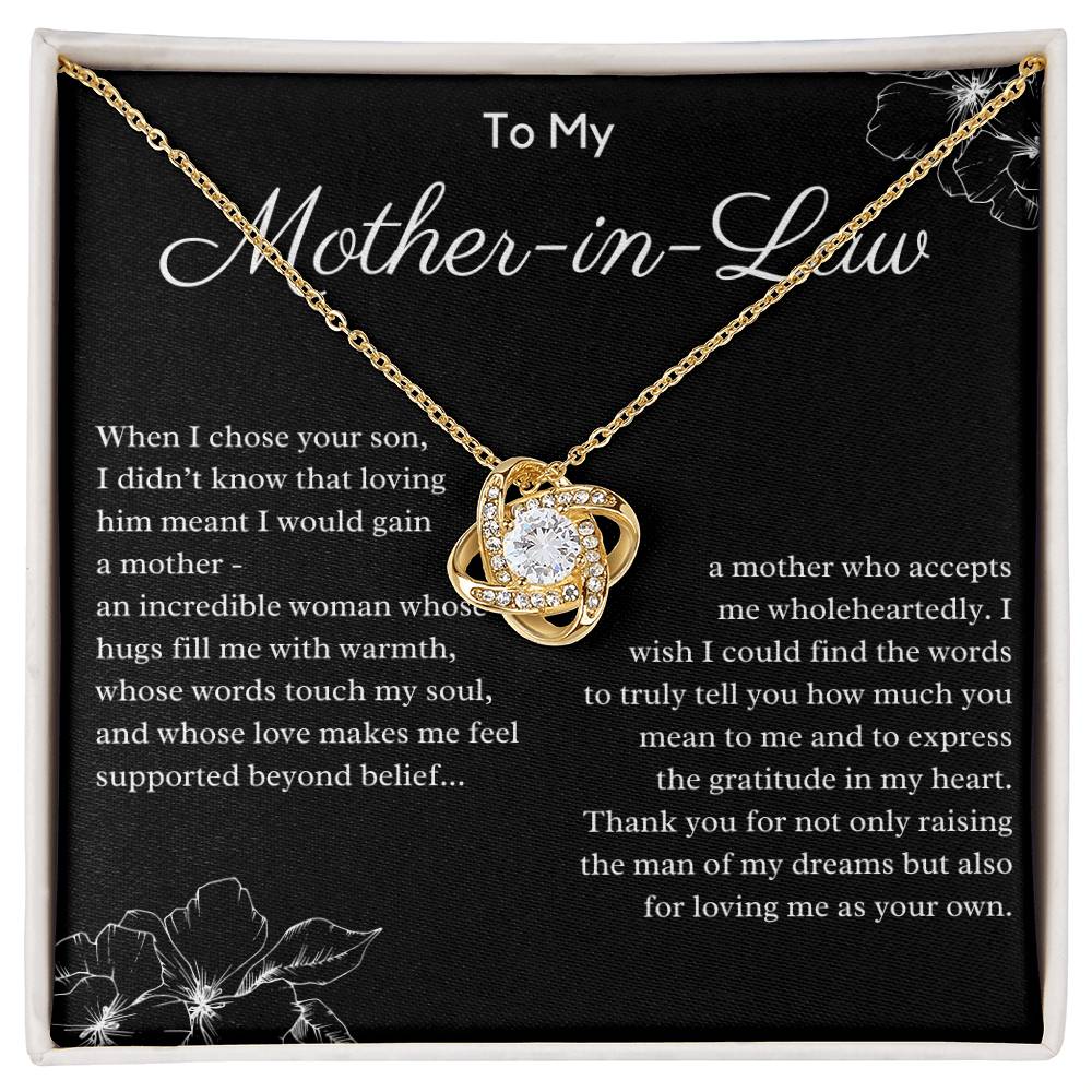 To My Mother In Law From Daughter In Law - Thank You For Loving Me As Your Own