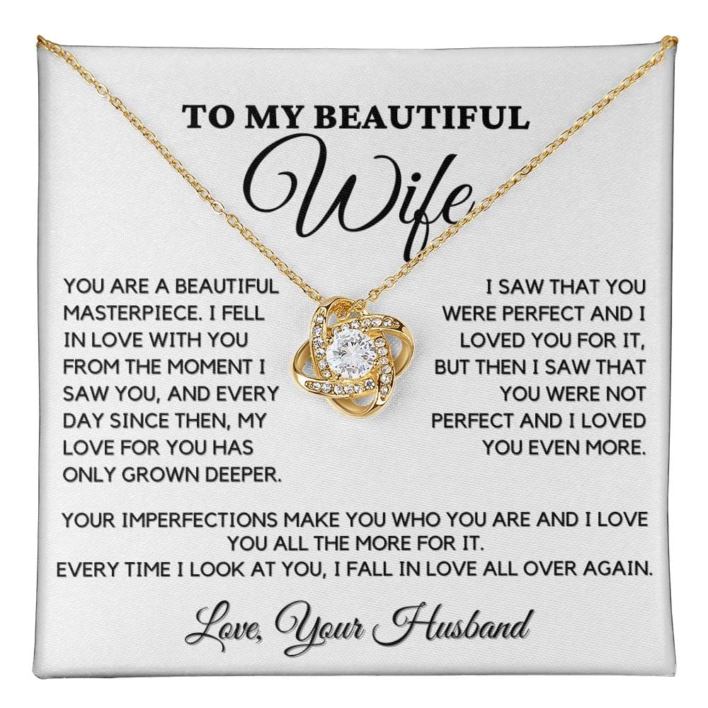 To My Beautiful Wife From Husband - You Are A Beautiful Masterpiece