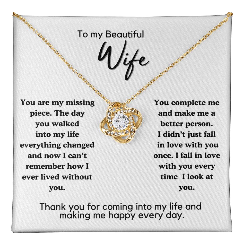 To My Beautiful Wife From Husband - You Complete Me