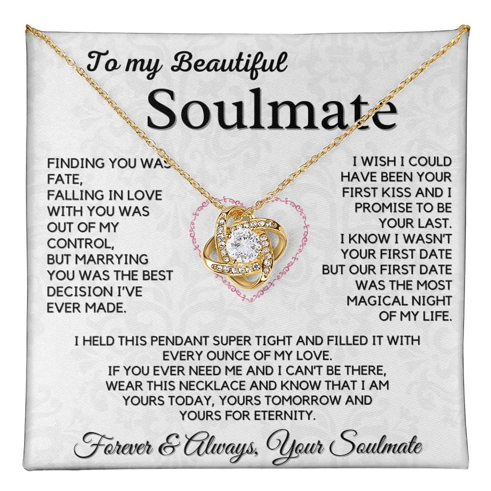 Gift For Beautiful Soulmate From Husband - Yours Today, Tomorrow And For Eternity