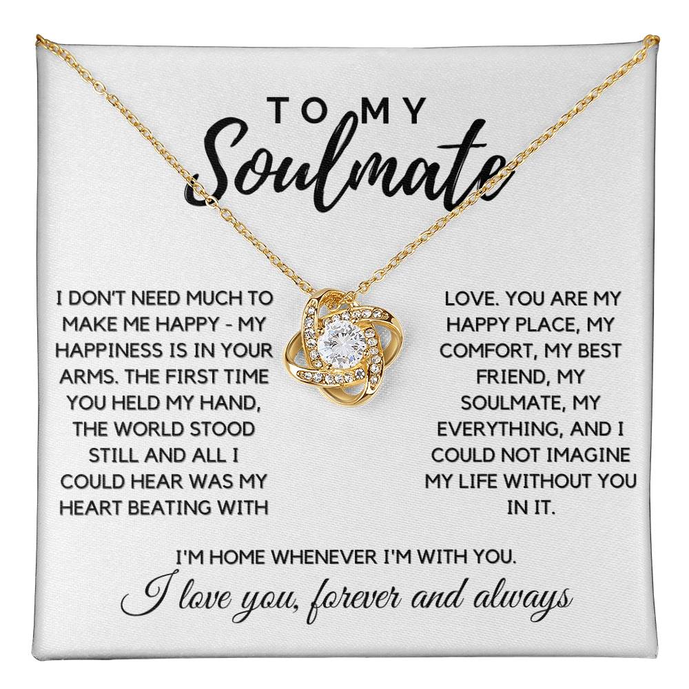 To My Soulmate From Husband - Happy In Your Arms