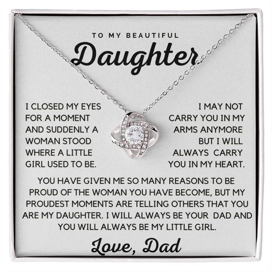 To My Beautiful Daughter - I Carry You In My Heart