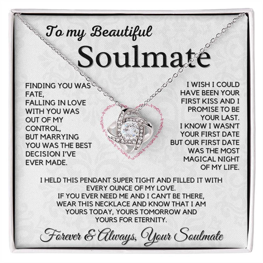 Gift For Beautiful Soulmate From Husband - Yours Today, Tomorrow And For Eternity