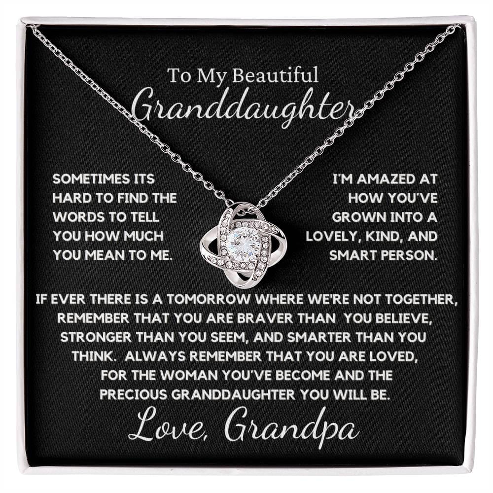 To My Beautiful Granddaughter - Remember You Are Loved