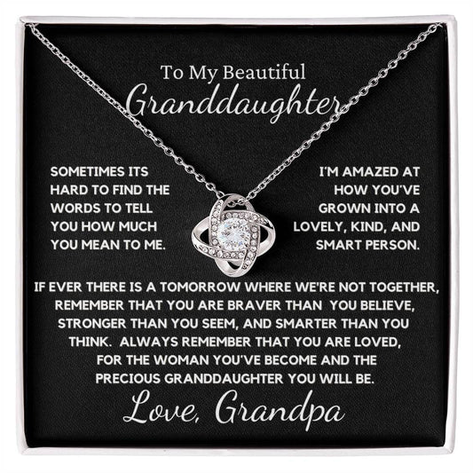 To My Beautiful Granddaughter - Remember You Are Loved