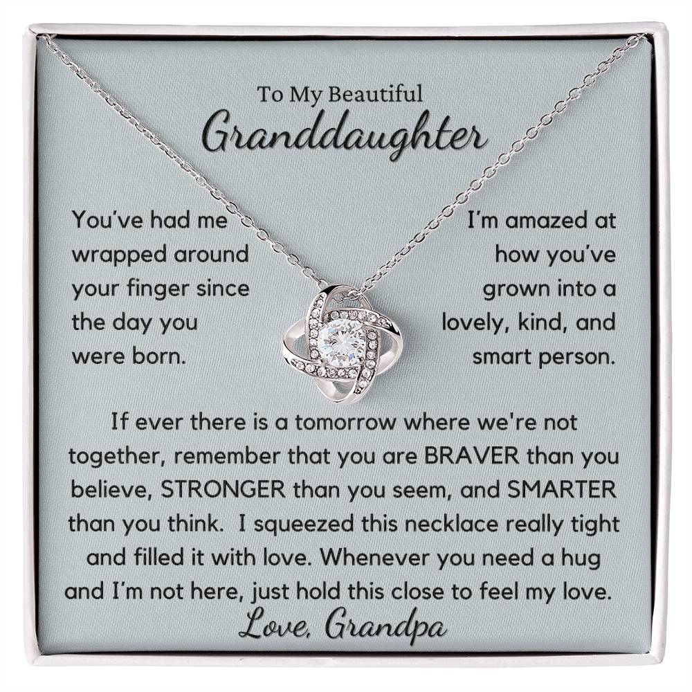 Gift For Beautiful Granddaughter - Lovely, Kind And Smart Person