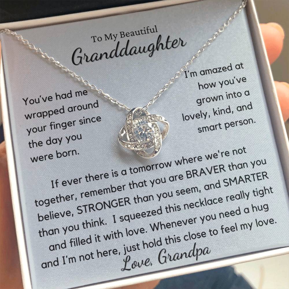 Gift For Beautiful Granddaughter - Lovely, Kind And Smart Person