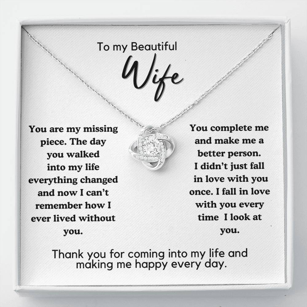 To My Beautiful Wife From Husband - You Complete Me