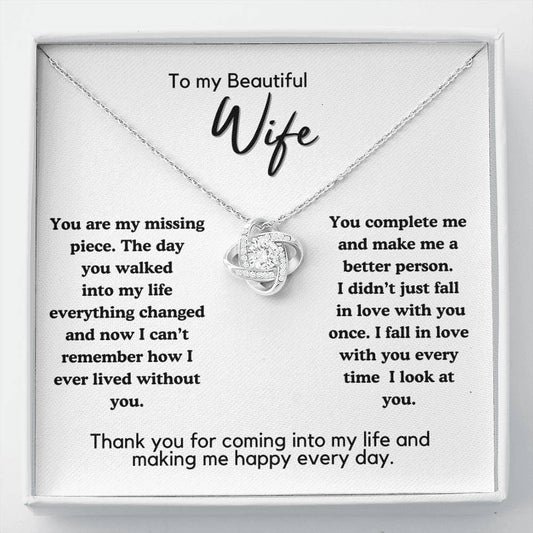 To My Beautiful Wife From Husband - You Complete Me