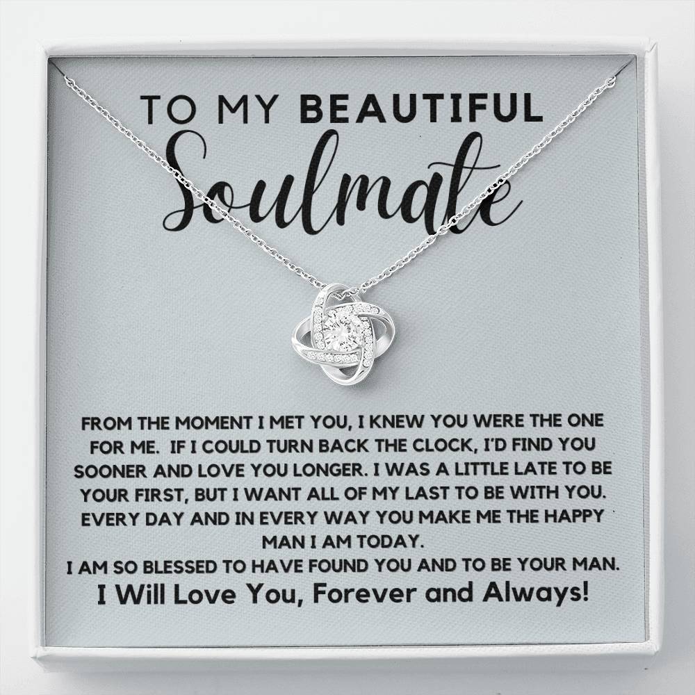 Gift For Beautiful Soulmate - The Day You Walked Into My Life